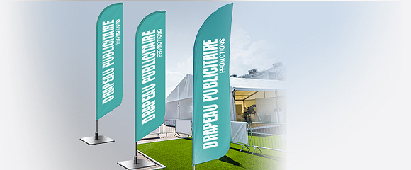 Impression Drapeau publicitaire